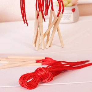 136 Pcs Wooden Lacing Beads - Montessori Learning Set - Lulliyo