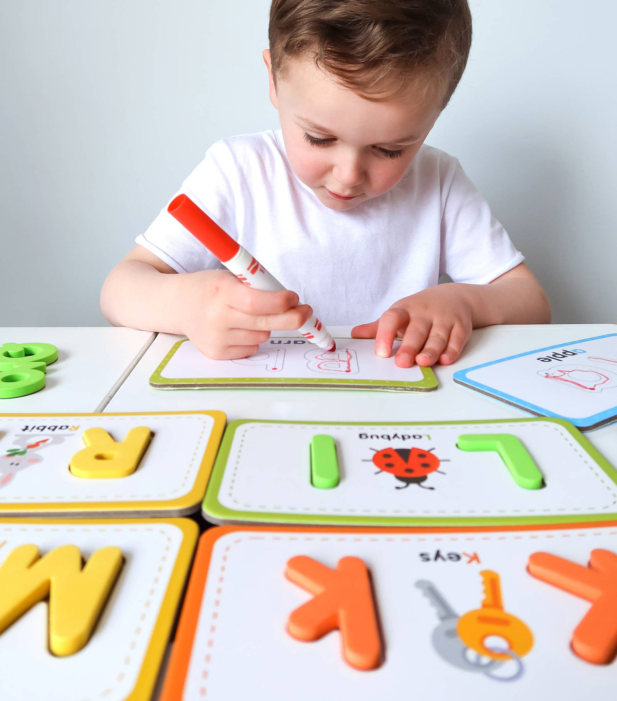 Curious Columbus Flashcards & ABC Magnetic Letters