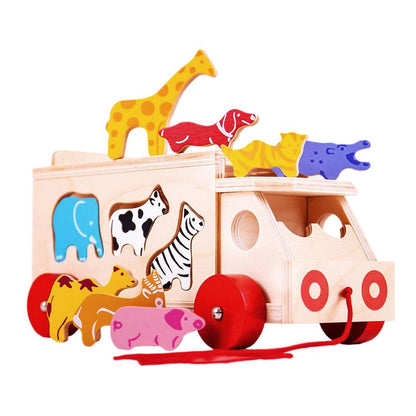 Bigjigs Toys - Animal Shape Lorry - Lulliyo