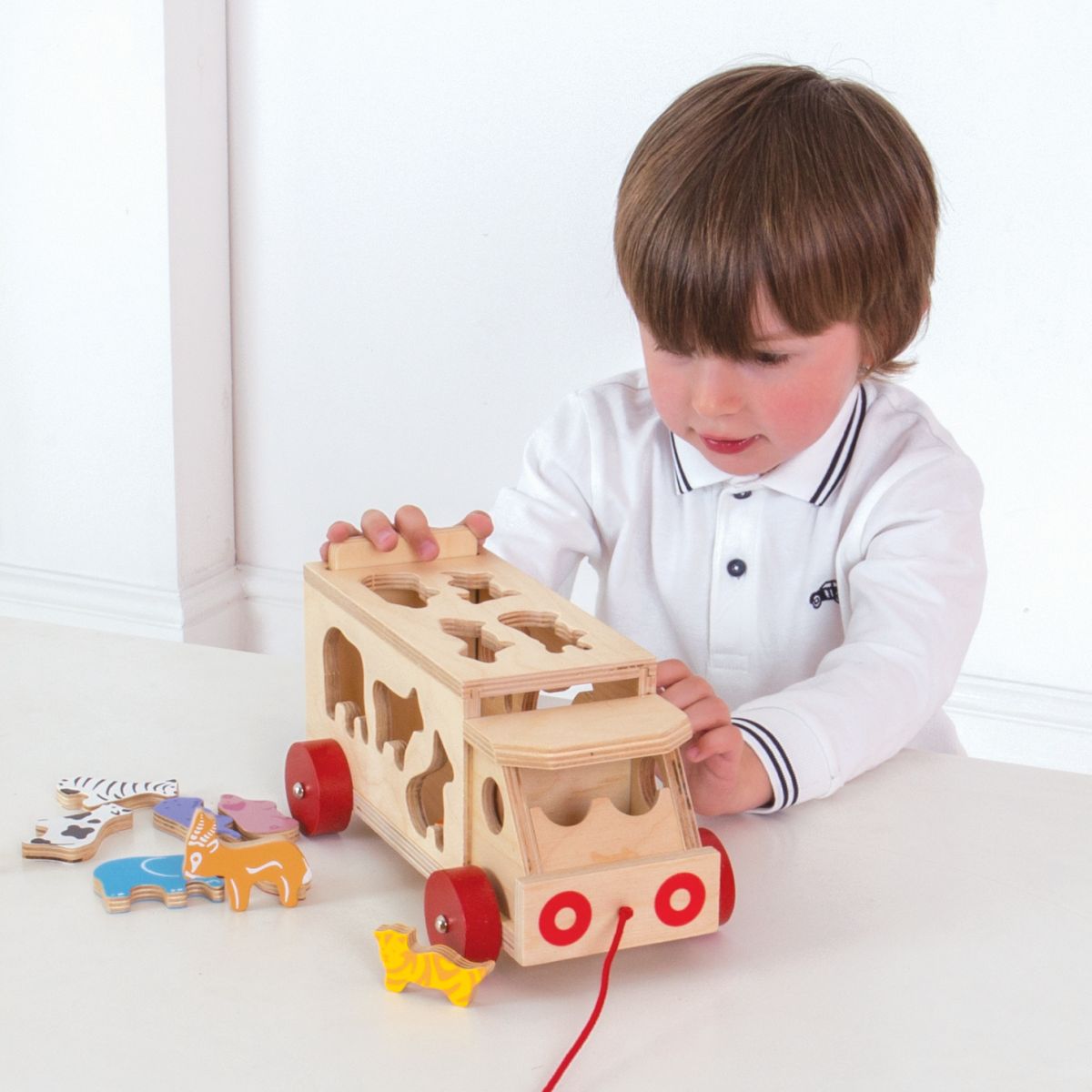 Bigjigs Toys - Animal Shape Lorry