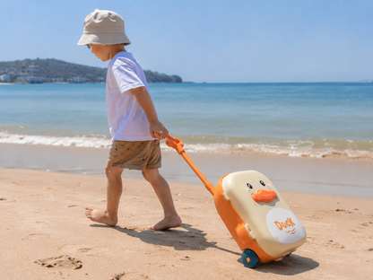 Lulliyo Pull-Along Beach Toy Suitcase – Sand & Water Play Set - Lulliyo