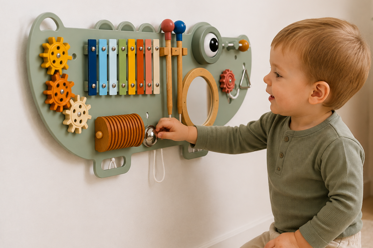 Crocodile Wall Activity Board – Musical Sensory Panel