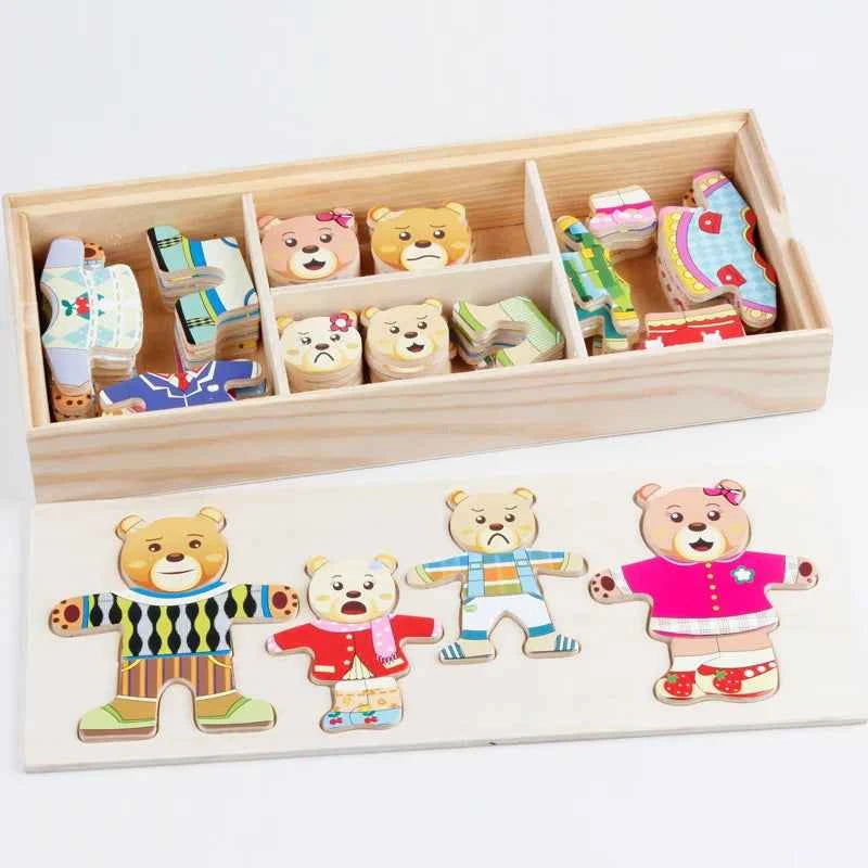 Little Bear Wooden Puzzle