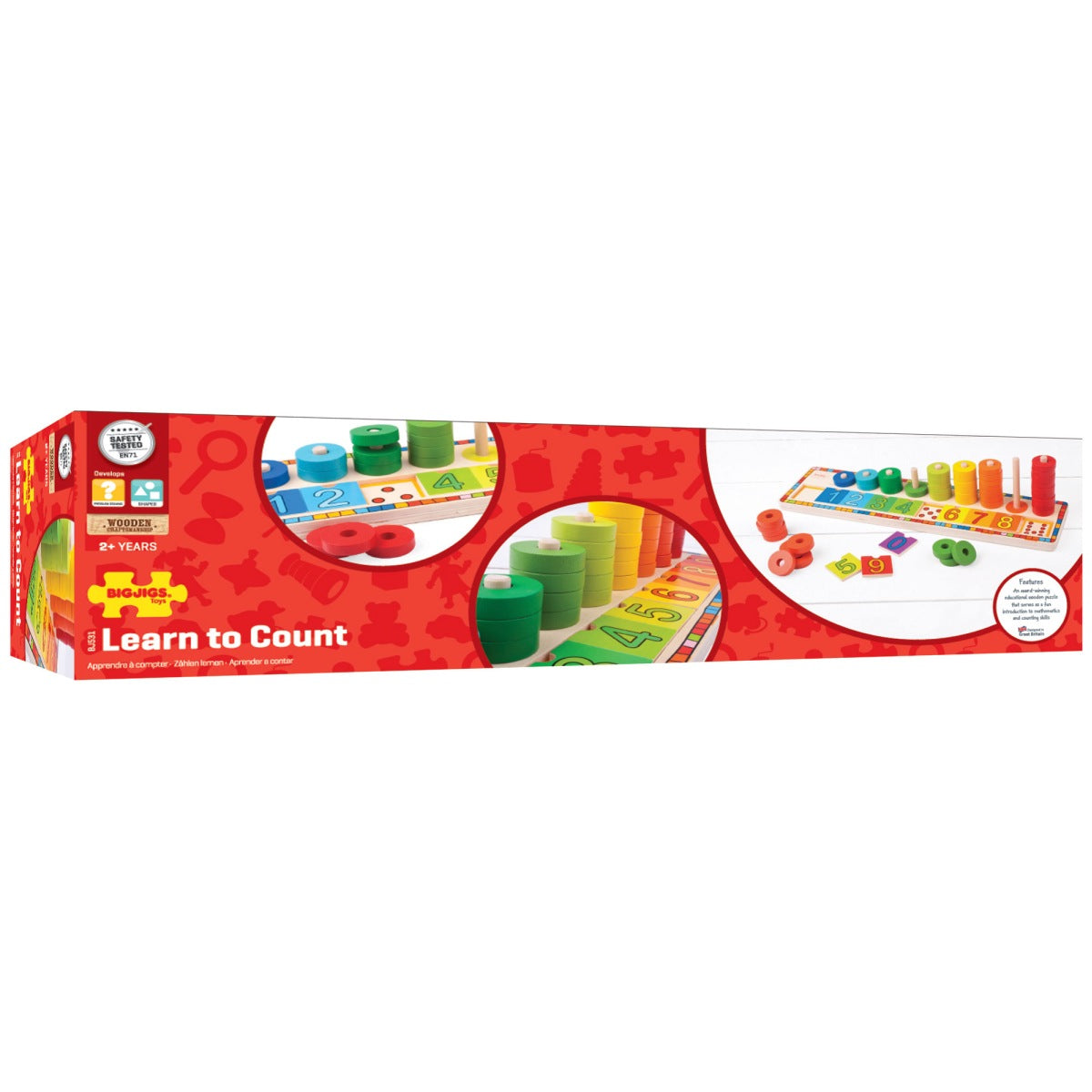 Bigjigs Toys - Wooden Learn to Count