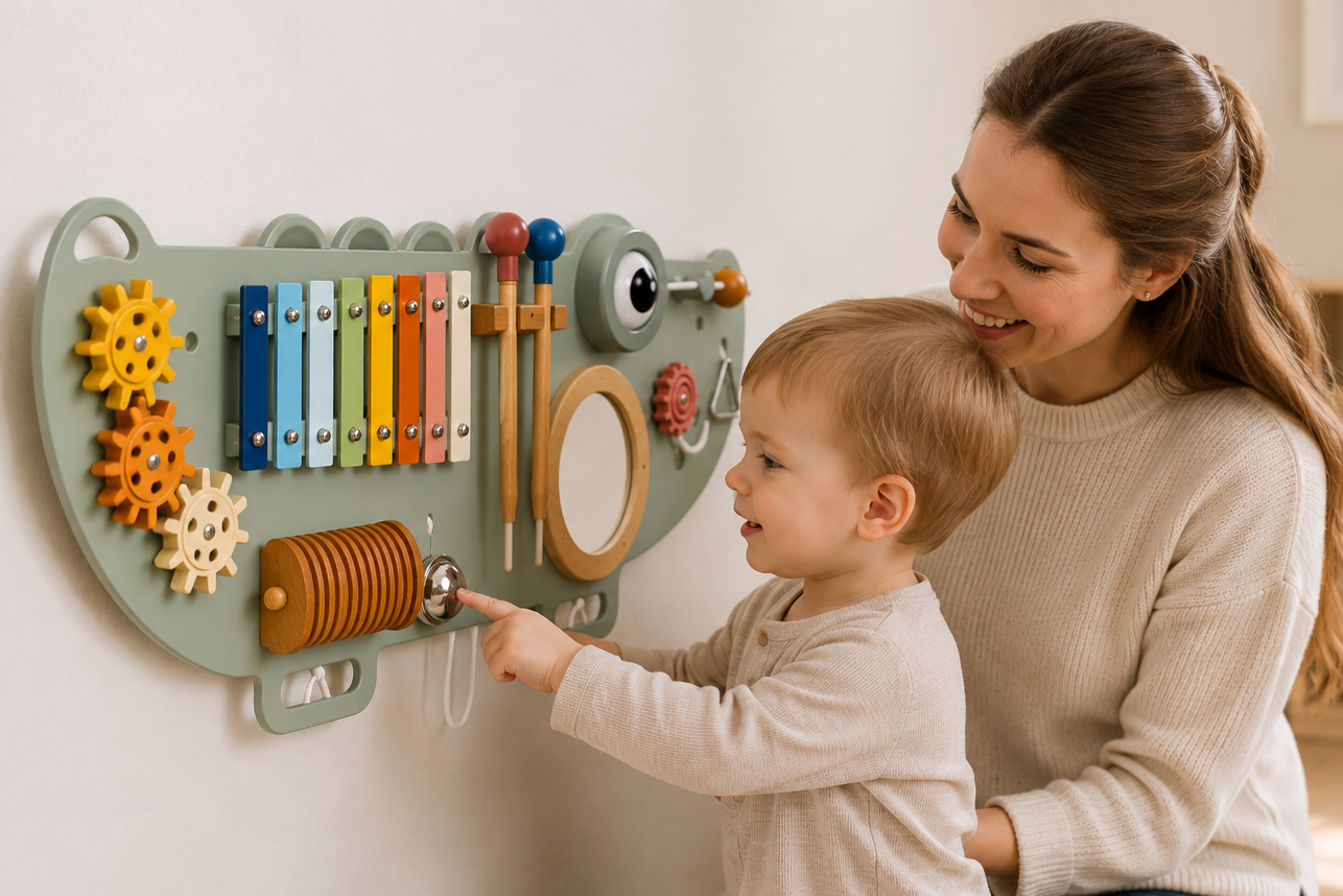 Crocodile Wall Activity Board – Musical Sensory Panel