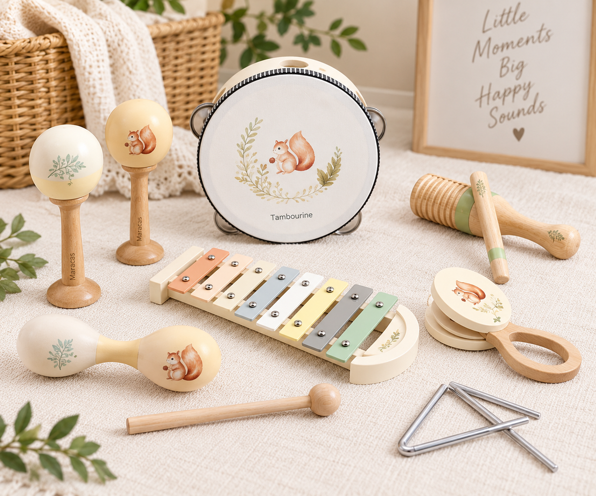 Little Musicians Wooden Instruments
