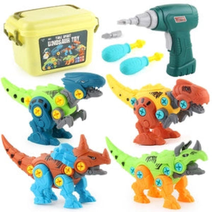 Lulliyo Take Apart Dinosaur Toy Set – STEM Construction Toy for Kids 3+ - Lulliyo