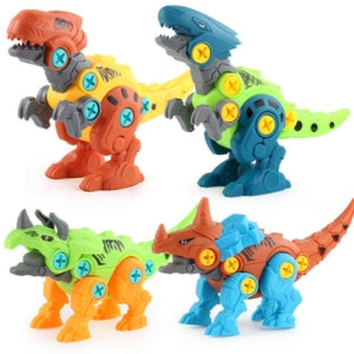 Lulliyo Take Apart Dinosaur Toy Set – STEM Construction Toy for Kids 3+ - Lulliyo