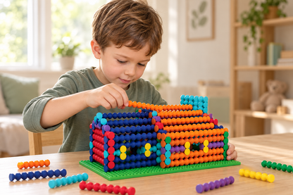 Playsticks 211 Pcs With Building Base - Lulliyo