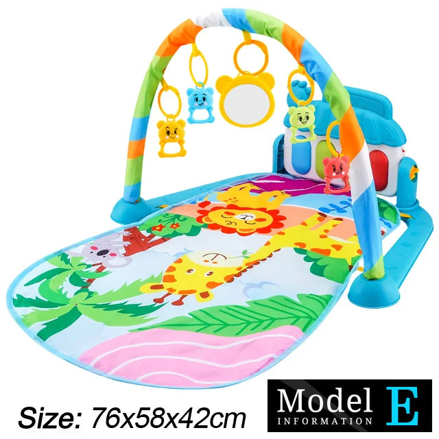 Baby Piano Play Gym Mat – Musical Tummy Time Center - Lulliyo
