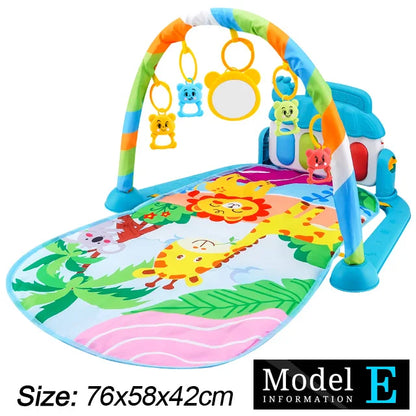 Baby Piano Play Gym Mat – Musical Tummy Time Center - Lulliyo