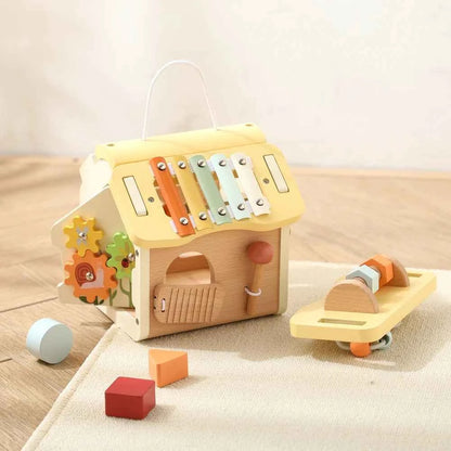 Montessori Wooden Sensory Playhouse