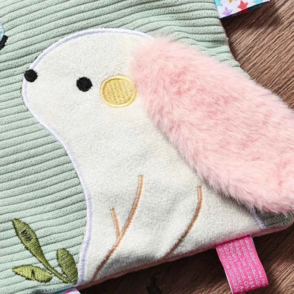 Teething Rabbit Cloth Book