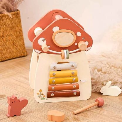 Montessori Wooden Mushroom/Castle