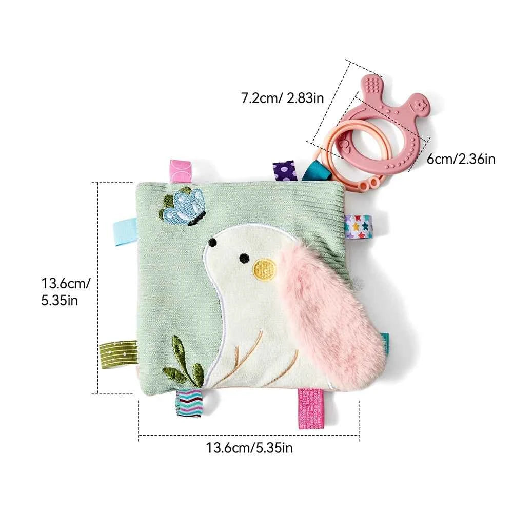 Teething Rabbit Cloth Book