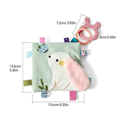 Teething Rabbit Cloth Book
