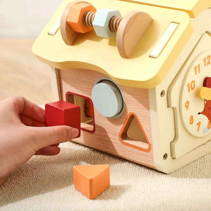 Montessori Wooden Sensory Playhouse