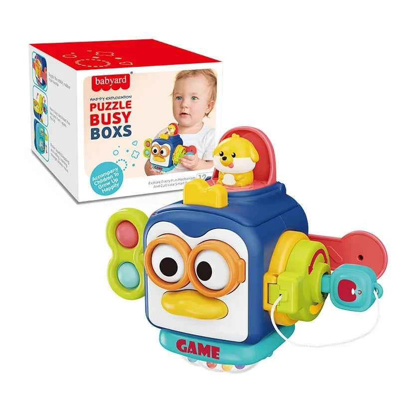 Montessori Baby Busy Cube Activity Toy