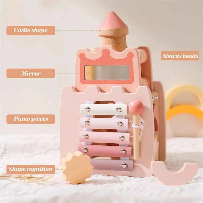 Montessori Wooden Mushroom/Castle