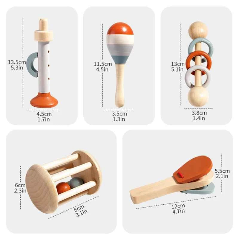 Baby Musical Instruments 5 pc Set