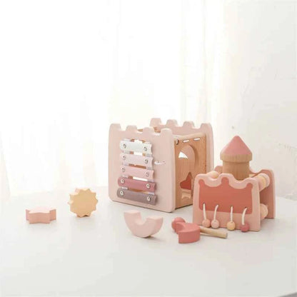 Montessori Wooden Mushroom/Castle