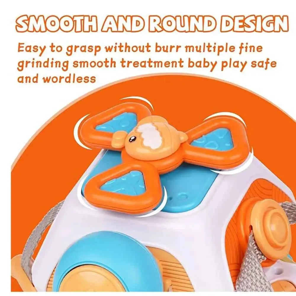 Montessori Baby Busy Cube Activity Toy