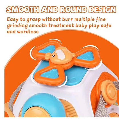 Montessori Baby Busy Cube Activity Toy