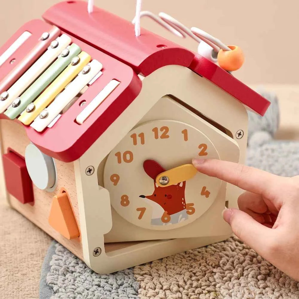 Montessori Wooden Sensory Playhouse
