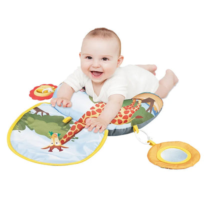 Montessori Tummy Time Baby Pillow With Sensory Toys - Lulliyo