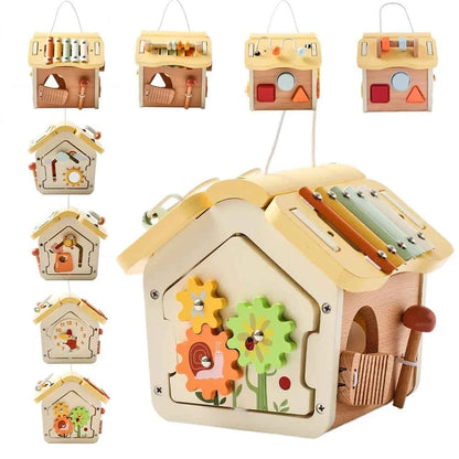 Montessori Wooden Sensory Playhouse