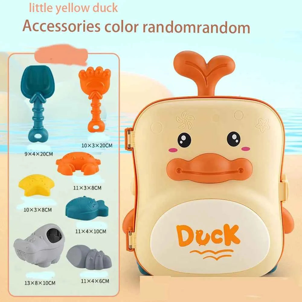 Kids Pull-Along Suitcase Beach Toys - Ages 3 - 6