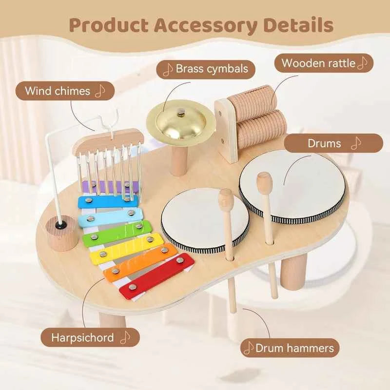 Montessori Musical Instruments Music Table