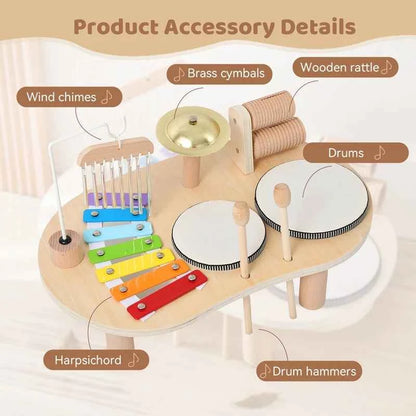 Montessori Musical Instruments Music Table