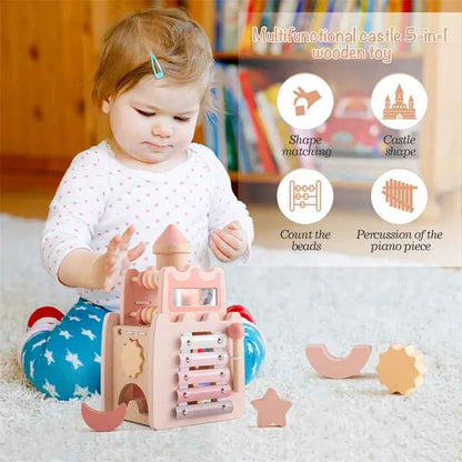 Montessori Wooden Mushroom/Castle