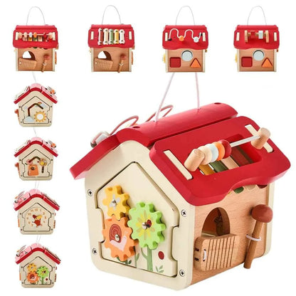 Montessori Wooden Sensory Playhouse