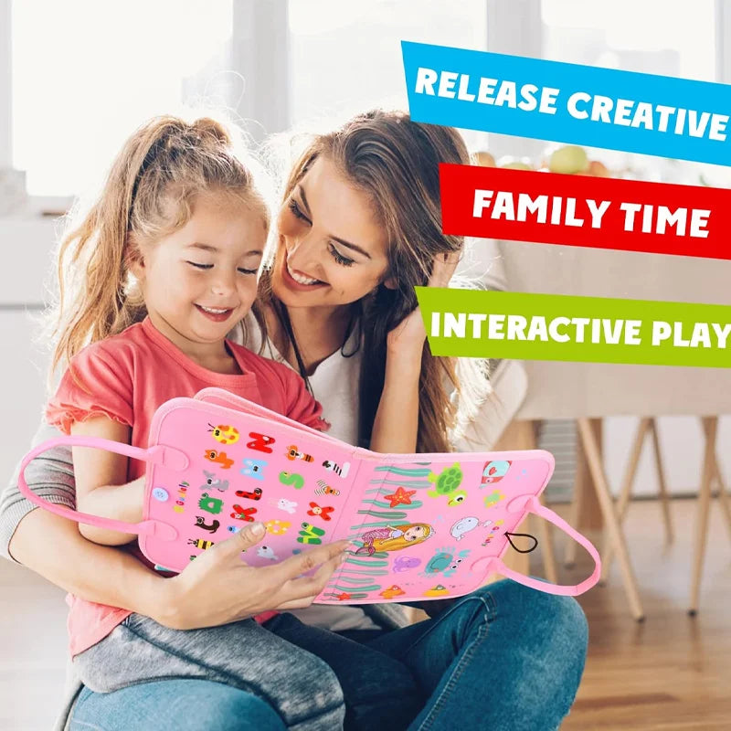 Montessori Toddler Busy Board – Preschool Learning Toy