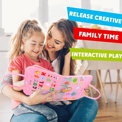 Montessori Toddler Busy Board – Preschool Learning Toy - Lulliyo