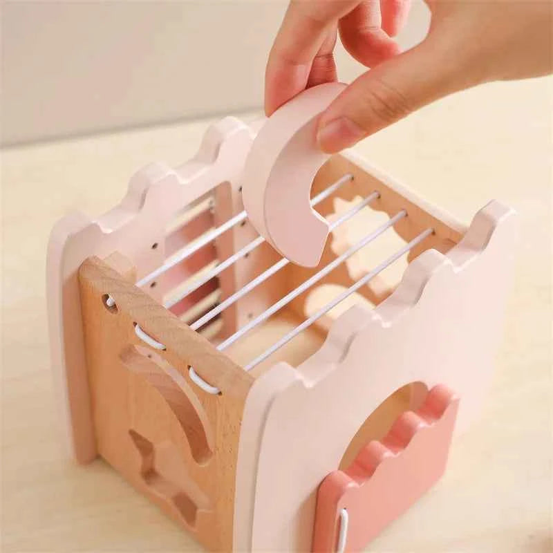 Montessori Wooden Mushroom/Castle