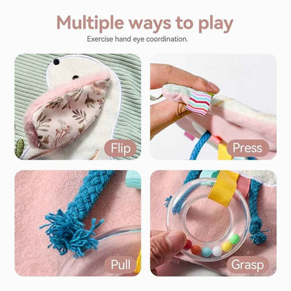 Teething Rabbit Cloth Book