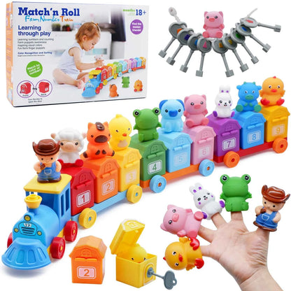 Montessori Train Set for Toddlers