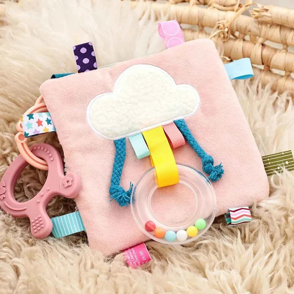 Teething Rabbit Cloth Book
