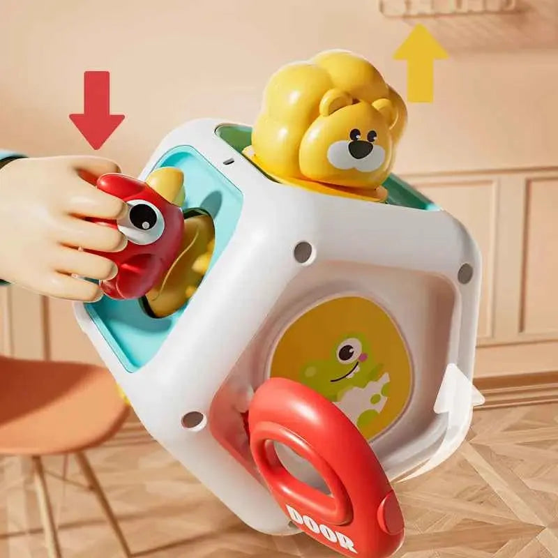 Montessori Baby Busy Cube Activity Toy