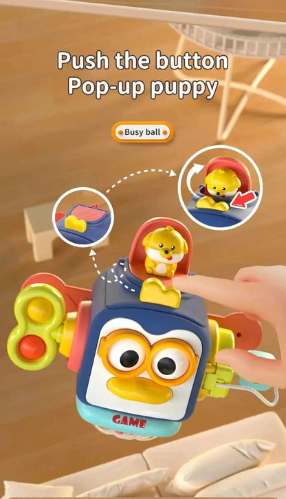 Montessori Baby Busy Cube Activity Toy