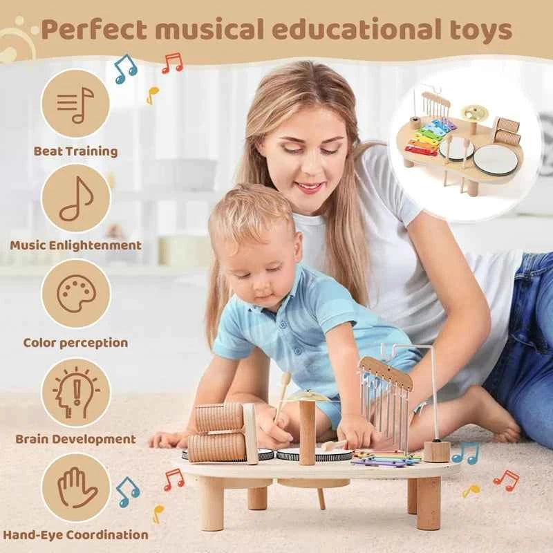 Montessori Musical Instruments Music Table
