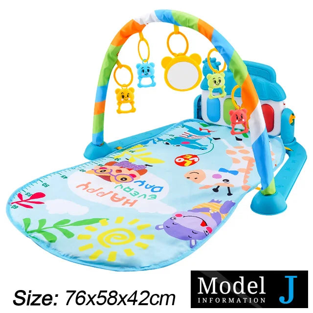 Baby Piano Play Gym Mat – Musical Tummy Time Center - Lulliyo