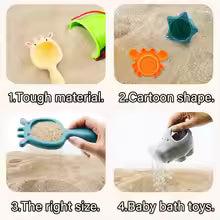Kids Pull-Along Suitcase Beach Toys - Ages 3 - 6