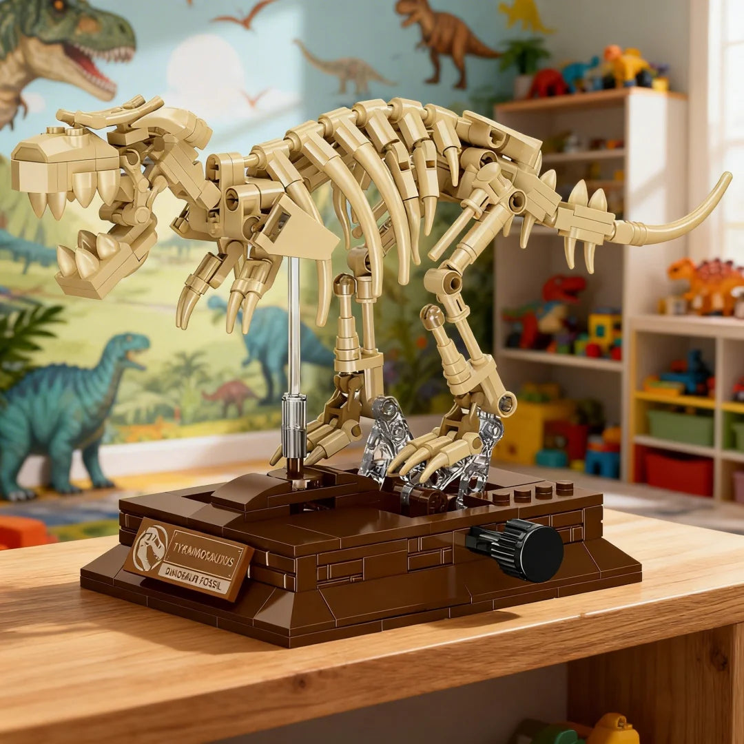 T-Rex Fossil Building Kit – 3D Stem Dinosaur Skeleton Model