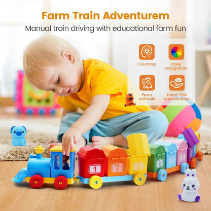 Montessori Train Set for Toddlers