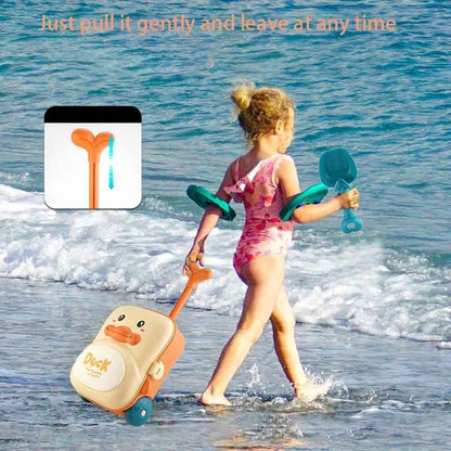 Kids Pull-Along Suitcase Beach Toys - Ages 3 - 6