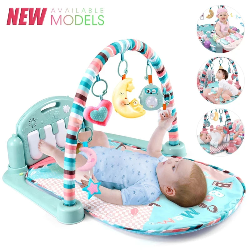 Baby Piano Play Gym Mat – Musical Tummy Time Center - Lulliyo